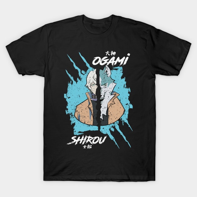 BRAND NEW ANIMAL (BNA): OGAMI  SHIROU (GRUNGE STYLE) T-Shirt by FunGangStore